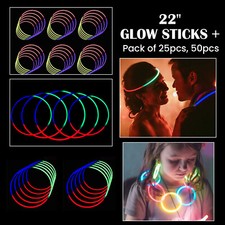 22” Leuchtstab Halsketten