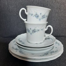 Seltmann Weiden Julia Blaue Ranke Margerite - 2 Kaffeegedecke