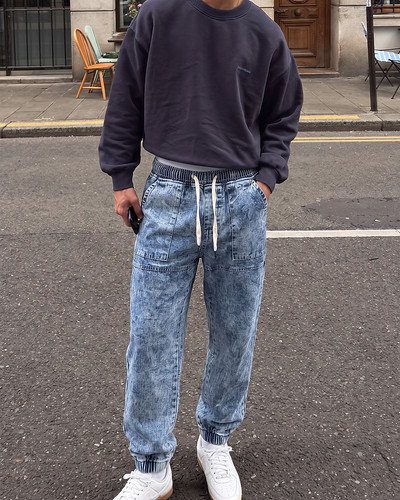 Y2k baggy jeans hellblau - baggy,
