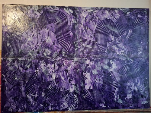 Original acrylbild handgemalt - original,