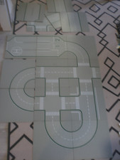 16 x Lego Town Straßenplatte