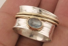 breiter ring sterling silber
