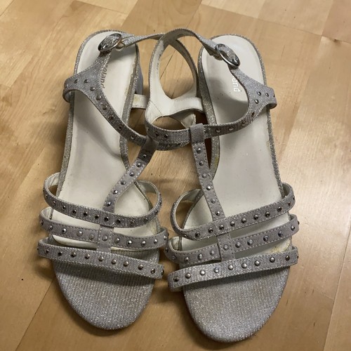 Sandaletten silber neu 39 - sandaletten,