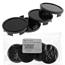 4X 58,3mm Nabenkappen Felgen Nabendeckel Radnaben Schwarz Flach für RH Felgen