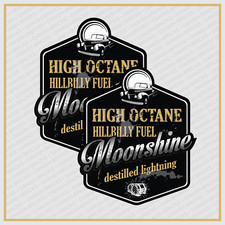 2er Set  Moonshine Hillybilly