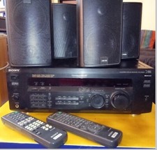 SONY Dolby Suround Anlage mit SONY CD/DVD Player und SANYO Plattespieler