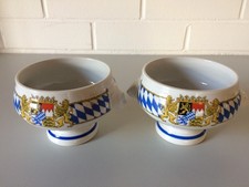 Weißwurstgeschirr, 2 Personen, Dekor: königlich bayerisch, Seltmann Weiden