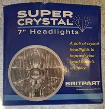 2x Klarglasscheinwerfer 7" Land Rover Defender/ Serie PRC7994C Britpart 