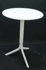 Nardi Step Tisch Outdoor Gartentisch Balkontisch Bistrotisch Terrassentisch weiß