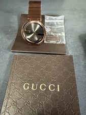Gucci Interlocking XL PVD 42mm Stahl Quarzuhr Männer, Braun