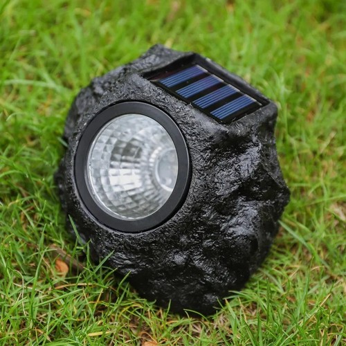 Solarleuchte steinoptik außen - solarleuchte,