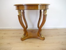 Biedermeier Tisch Esstisch Beistelltisch Mahagoni Figuren um 1890 restauriert