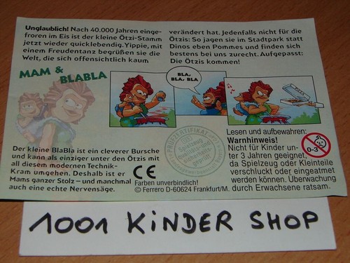 Kinder cromignons die otzis - cromignons,