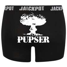 Jungen Jungs Boxershorts lustiges PUPSER Motiv Unterwäsche Größe 152 bis 158 cm