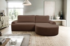 Ecksofa mit Schlaffunktion und Bettkasten L-Form Eckcouch - Rechts Dream