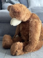 Riesiger Alter Teddy Mit Zieh-