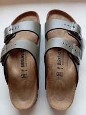 Birkenstock Arizona CONCRETE GRAY Naturleder Sandalen 42 schmal