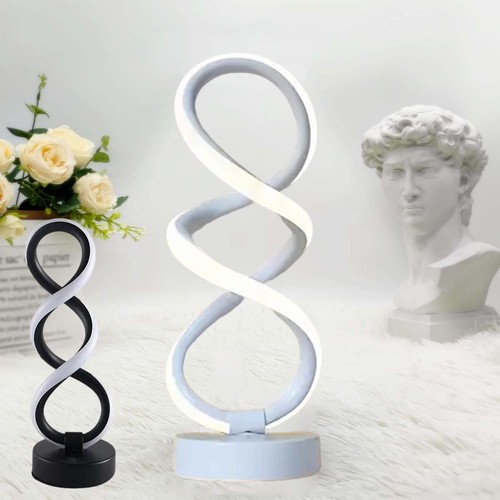 Led spiral tischlampe - led,