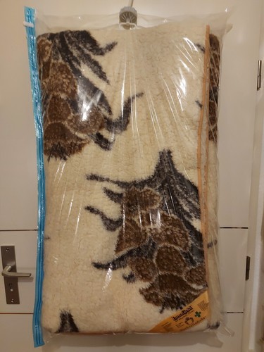 Schlafdeckedecke aus lamawolle - aus,