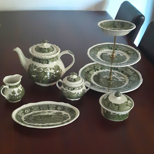 Adams english scenic ironstone - adams,