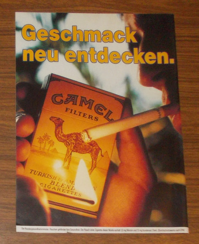 Seltene werbung camel - seltene,