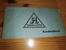 Hansa lloyd garantieheft - hansa,