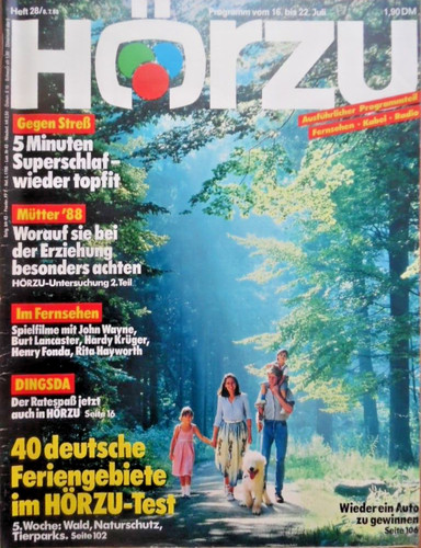 Hörzu 1988 16 22 - hÖrzu, tv