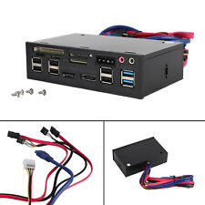 5.25" USB 3.0 SATA eSATA PC Front Panel Media Armaturenbrett Card Reader