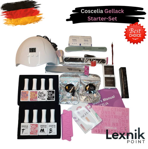 Nagellack set lampe - nagellack,