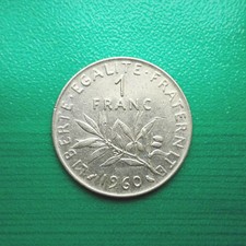 1 Franc Münze aus Frankreich