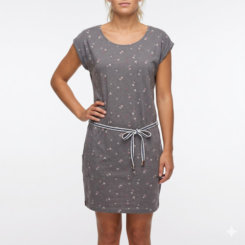 Kangaroos kleid shirtkleid mit - kangaroos,