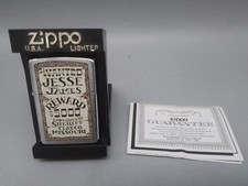 Zippo Feuerzeug,Sturmfeuerzeug "Wanted Jesse James Reward 5000$"mit Aufsteller