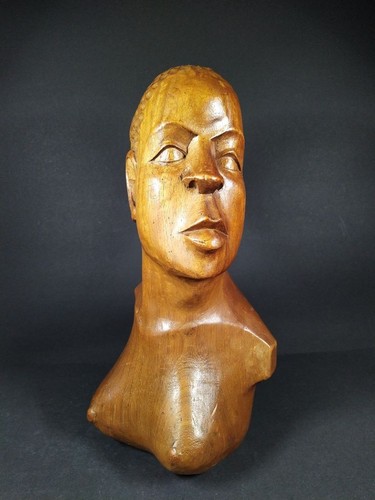 Holzskulptur büste frau - holzskulptur, i