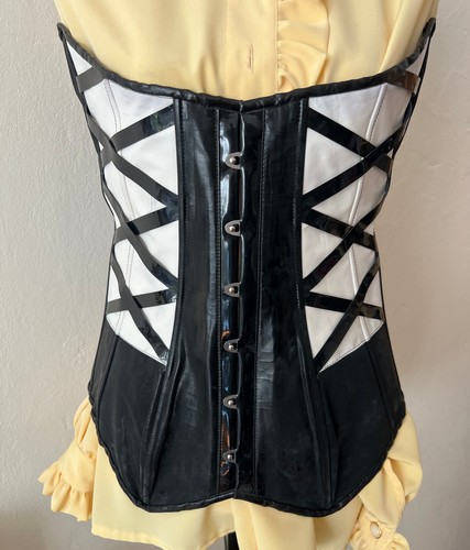 Korsett corsage gothic lack - korsett,