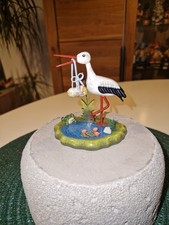 Hubrig Nostalgie Storch Mit Baby Erzgebirge Hochzeitsserie Volkskunst Rarität