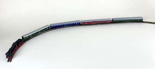 Schnellzug der spur von - db,