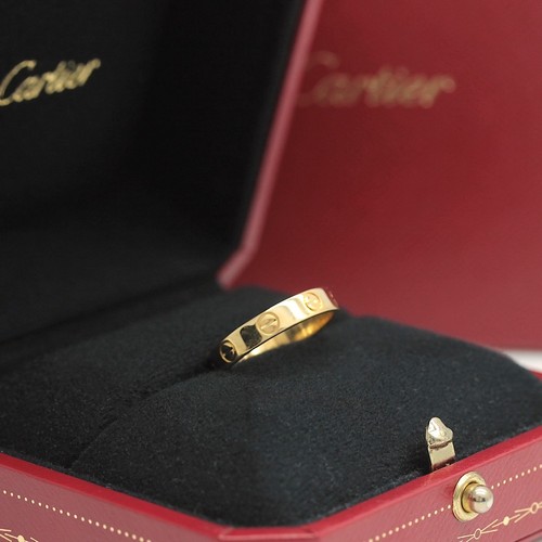 Cartier mini love ring 18kt - cartier,