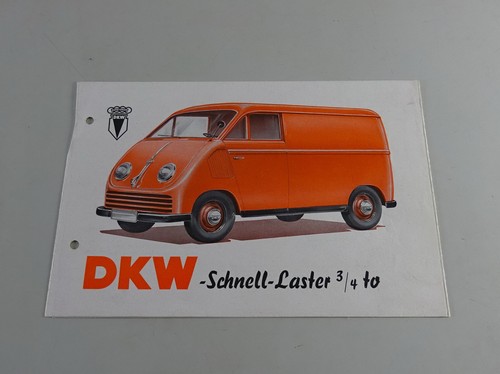 Faltprospekt dkw schnell - dkw,