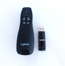 Logitech R400 Presenter Fernbedienung Kabellos Rot Laser Zeiger Wireless #L