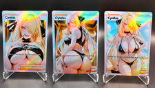 Set Cynthia Fullart Holo Trainer Sexy Anime Waifu Card Pokemon Karte