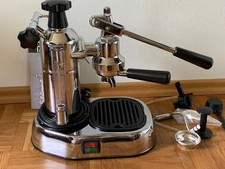 LA PAVONI Europiccola Lusso Espressomaschine aus 1995 silber - WIE NEU!