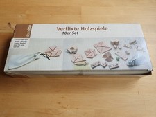Verflixte Holzspiele 10er Set Weltbild /Rätsel Kinder Puzzle