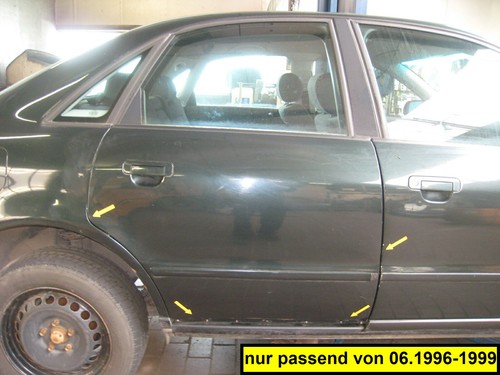 Tür hinten rechts audi - rechts,