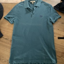 Burberry Herren Polo Petrol S