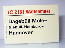 Zuglaufschild IC 2181