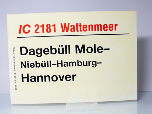 Zuglaufschild 2181 - zuglaufschild, ic