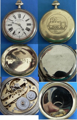 Alte doxa eisenbahneruhr mit - doxa,