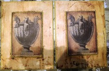 2x Greek/Roman/gothic style Earn picture for the wall.