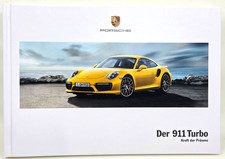PORSCHE Katalog Der 911 Turbo Kraft der Präsenz 03/2017 hardcover 126 Seiten