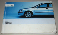 Betriebsanleitung volvo s40 - betriebsanleitung,